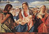 Famous Child Paintings - Madonna and Child with St. John the Baptist and a Saint